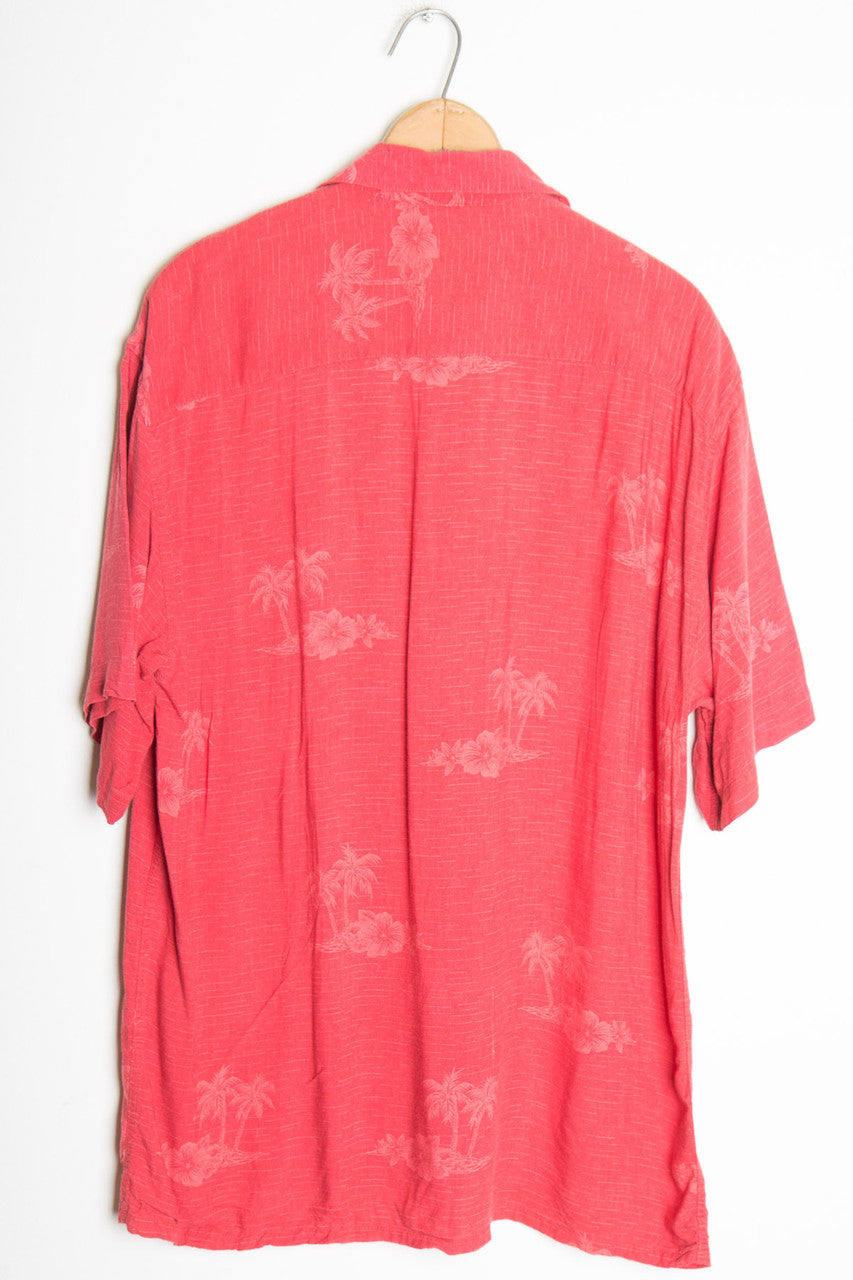 Tropical Red Vintage Hawaiian