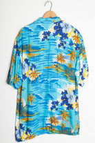 Blue Floral Vintage Hawaiian