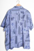 Blue Abstract Vintage Hawaiian