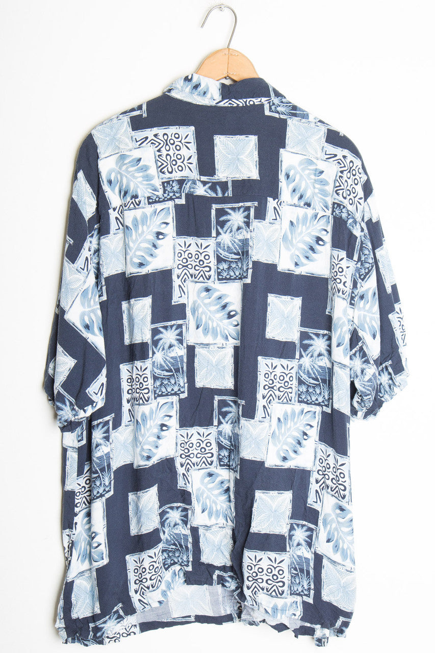 Blocked Leaf Vintage Hawaiian