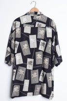 Black Palm Tree Vintage Hawaiian 1