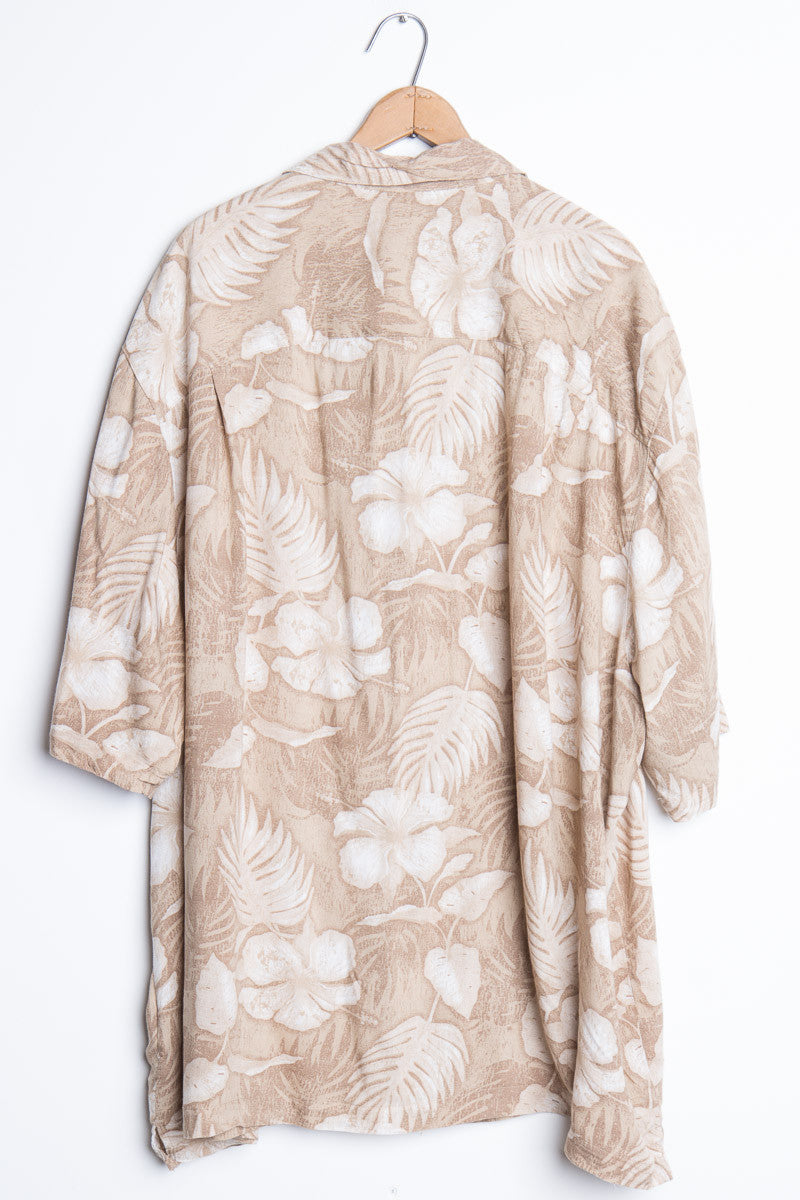 Brown Flower Vintage Hawaiiian 1