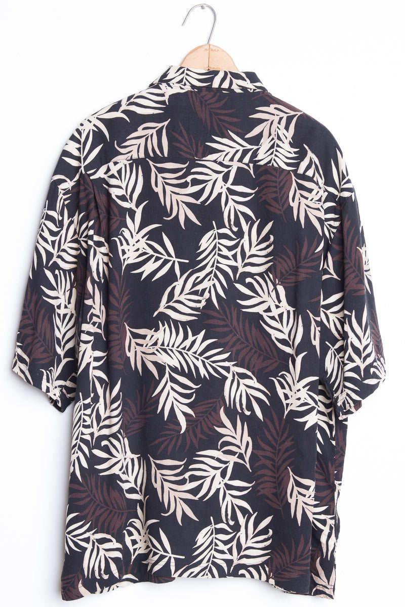 Brown Palm Leaf Vintage Hawaiian