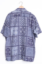 Blue Blocked Vintage Hawaiian