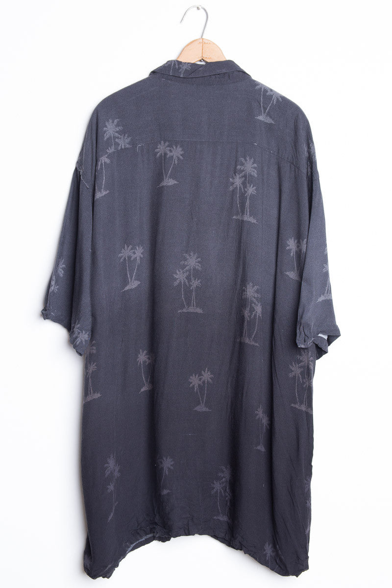 Black Palm Tree Vintage Hawaiian 2