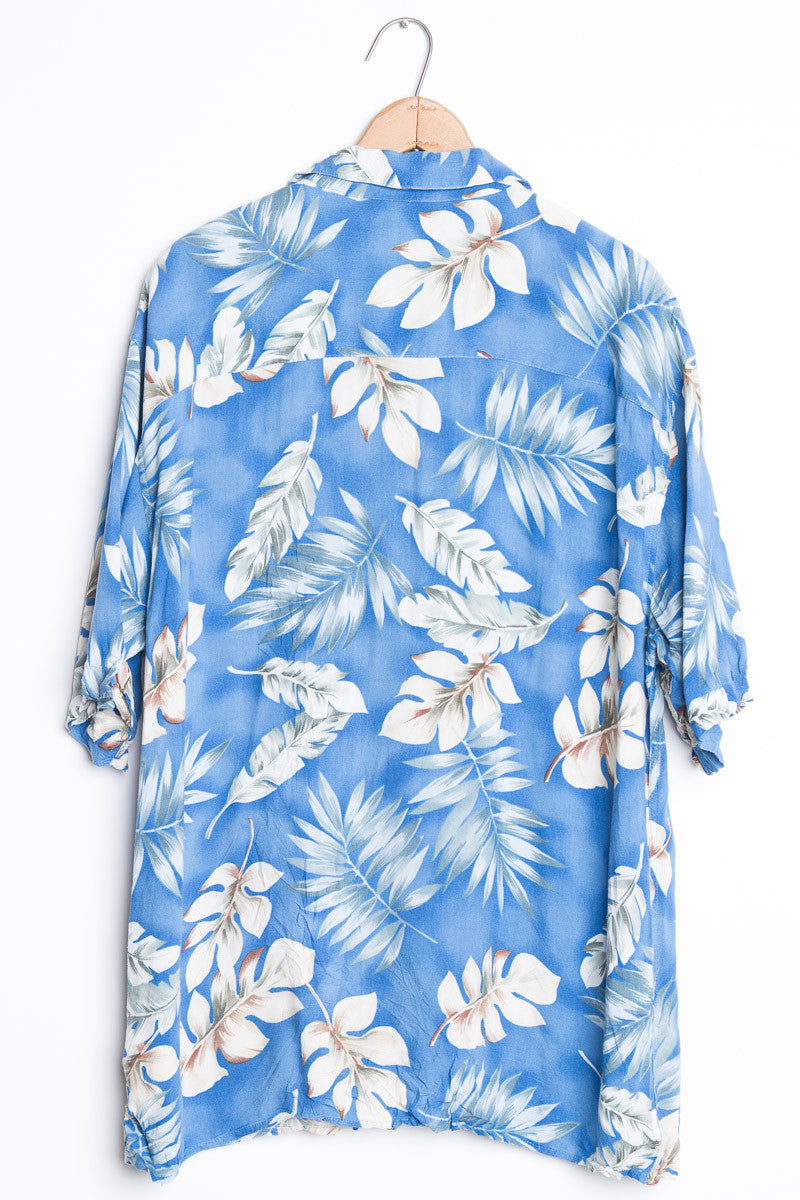 Blue Leaf Vintage Hawaiian