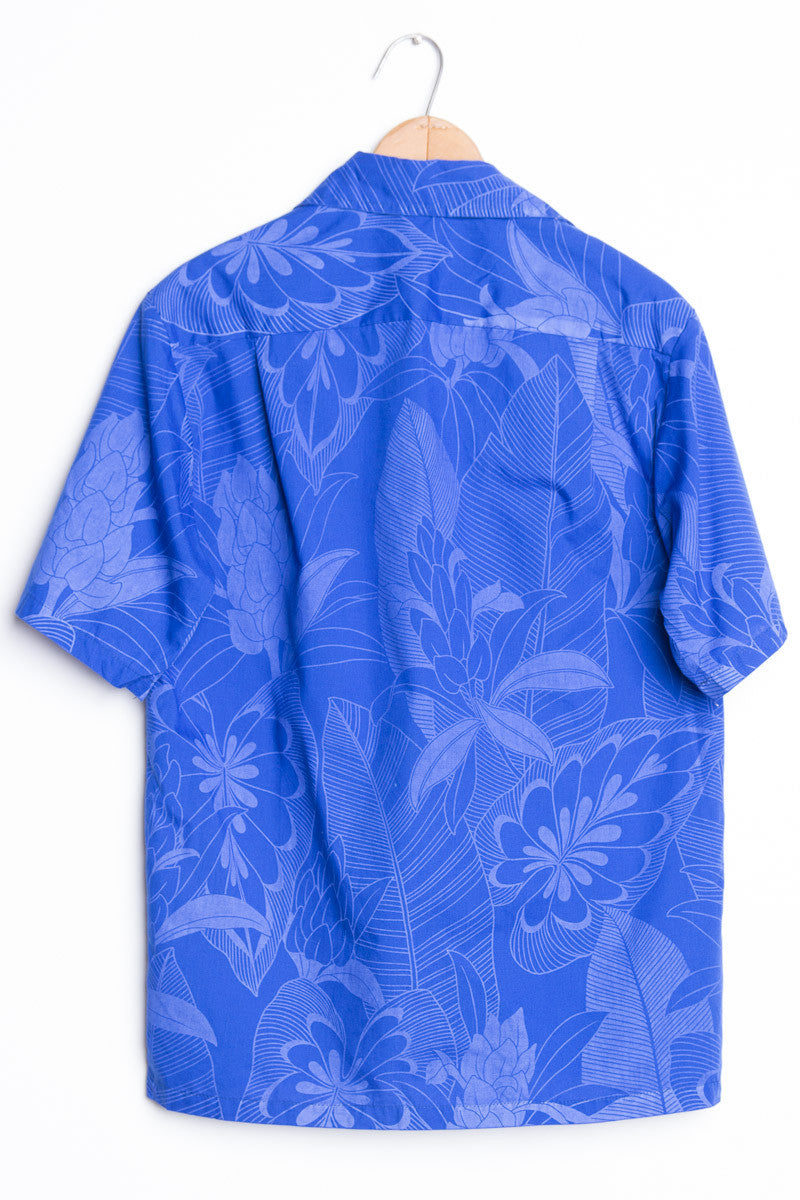Blue Floral Vintage Hawaiian 1