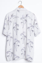 Grey Palm Tree Vintage Hawaiian