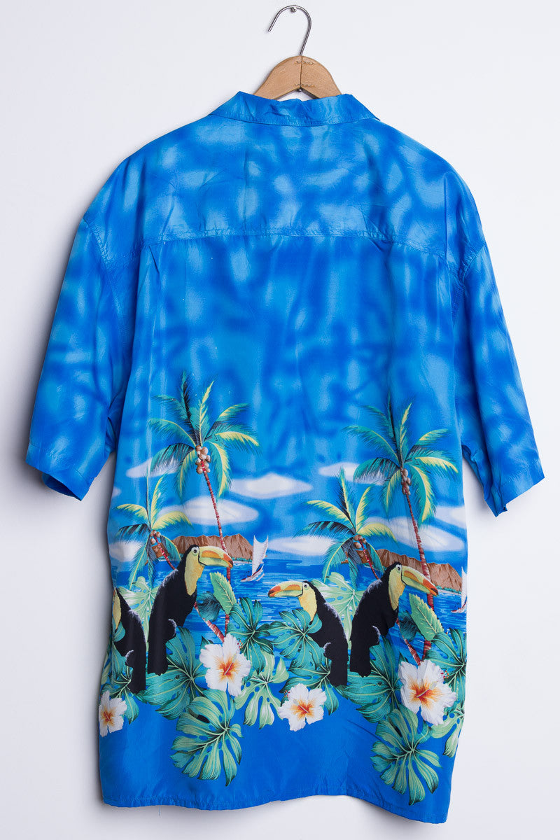 Beach Scene Vintage Hawaiian 6