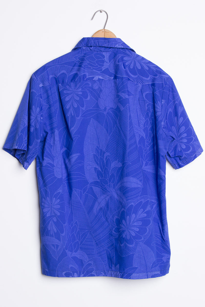 Blue Floral Vintage Hawaiian 2