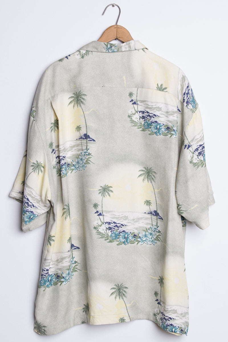 Beach Scene Vintage Hawaiian 7