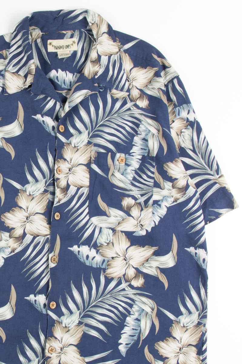 Blue Leaves Vintage Hawaiian 7