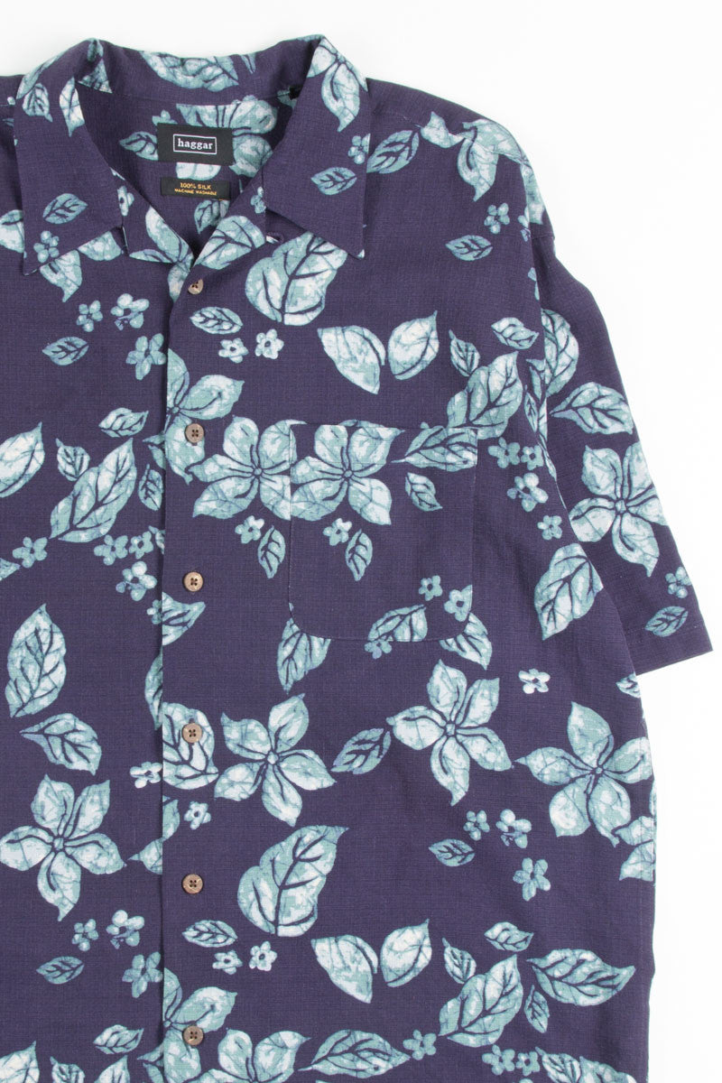 Blue Floral Vintge Hawaiian 2