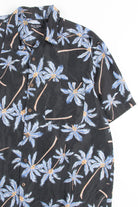 Black & Blue Palms Vintage Hawaiian