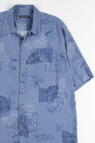 Blue Leaves Vintage Hawaiian 9