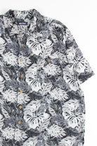 Black Hibiscus Vintage Hawaiian 2