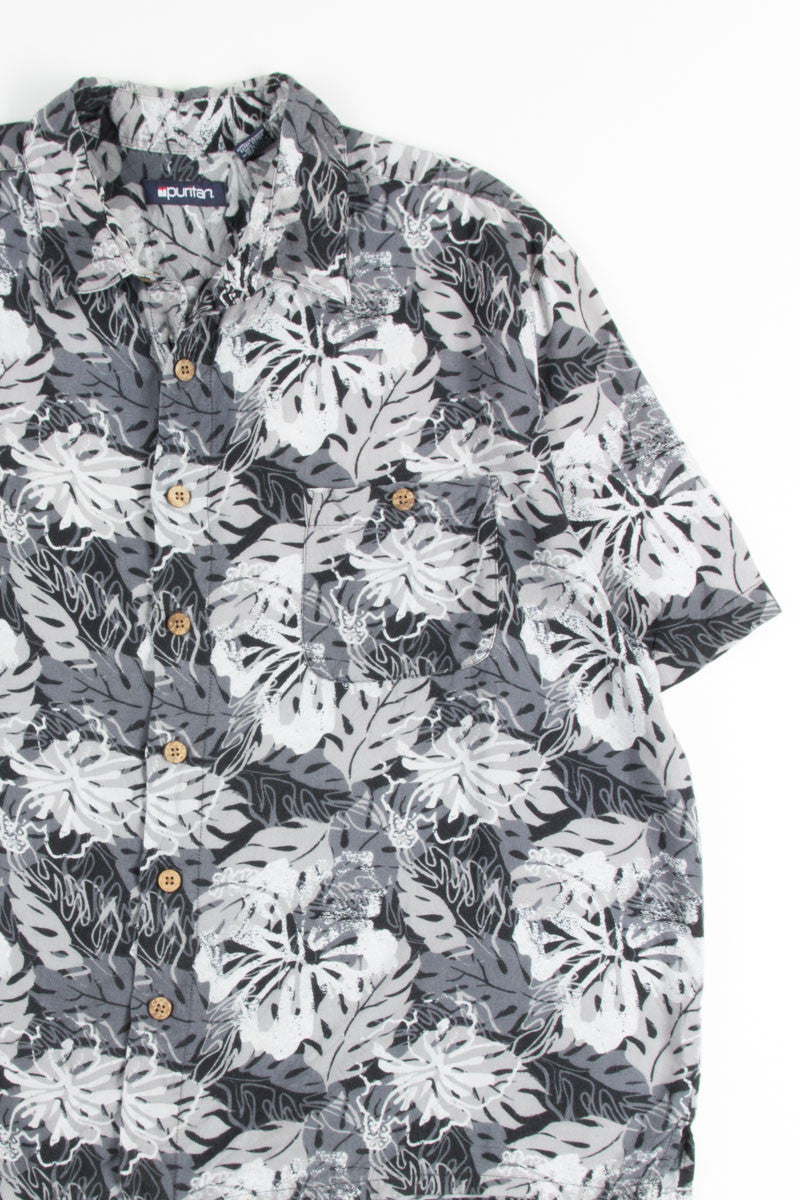 Black Hibiscus Vintage Hawaiian 2