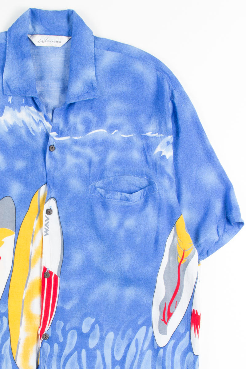 Beach & Surfboards Vintage Hawaiian