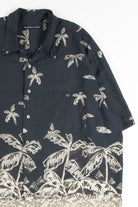 Black Pineapple Vintage Hawaiian