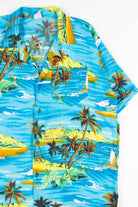 Blue Beach Vintage Hawaiian 5
