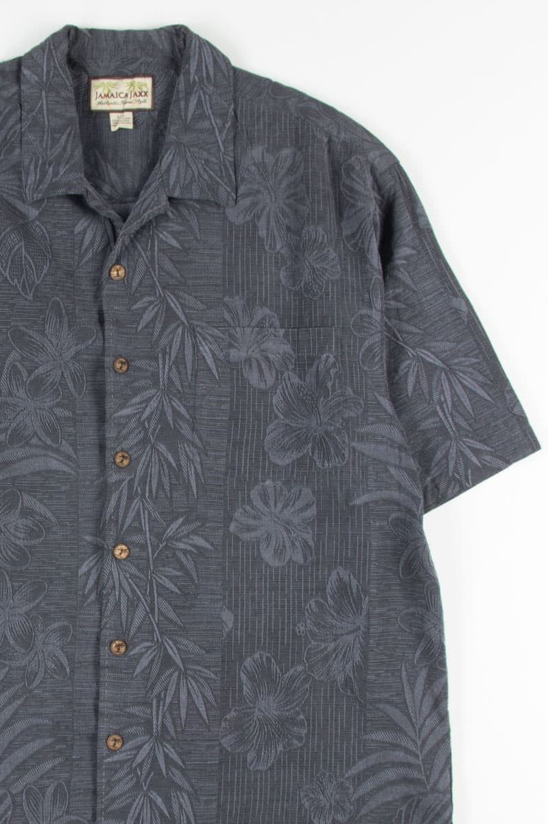 Black Floral Vintage Hawaiian 7