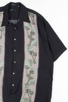 Palm Tree Bowling Style Vintage Hawaiian 1