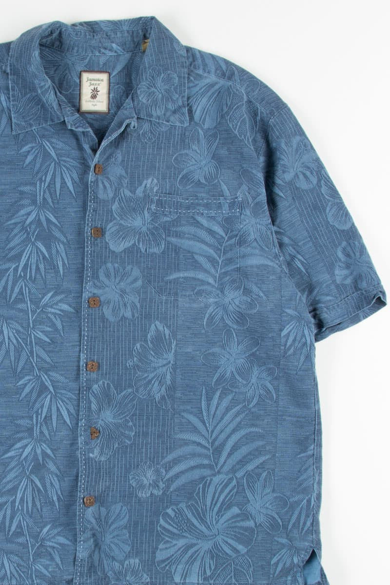 Blue Floral Vintge Hawaiian 6