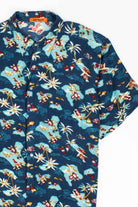 Island Print Vintage Tropical Hawaiian Shirt