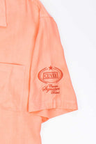 Deadstock Peachy Pink Knit Silk Hawaiian