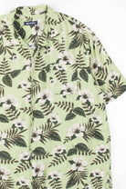 Green & Grey Hibiscus Hawaiian Shirt