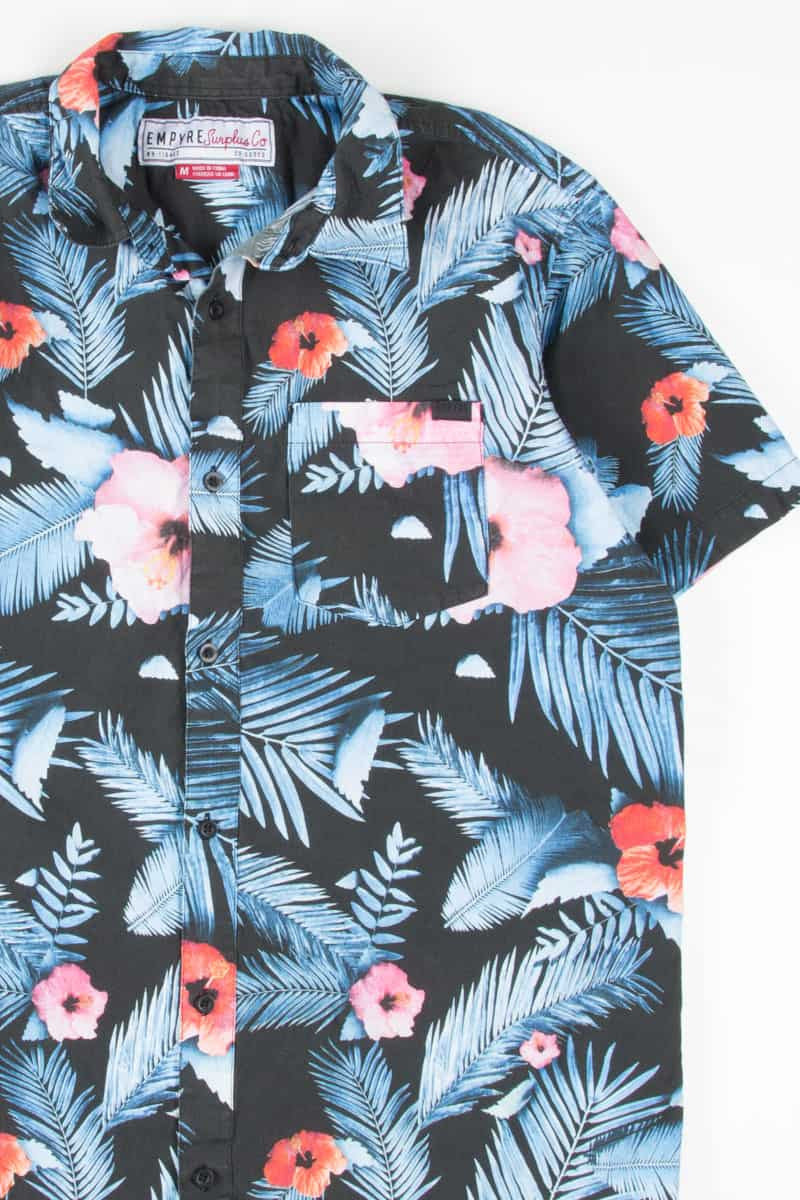 Black & Blue Hawaiian Shirt