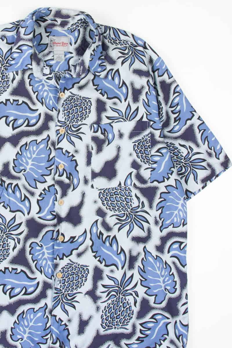 Blue Pineapple Hawaiian Shirt