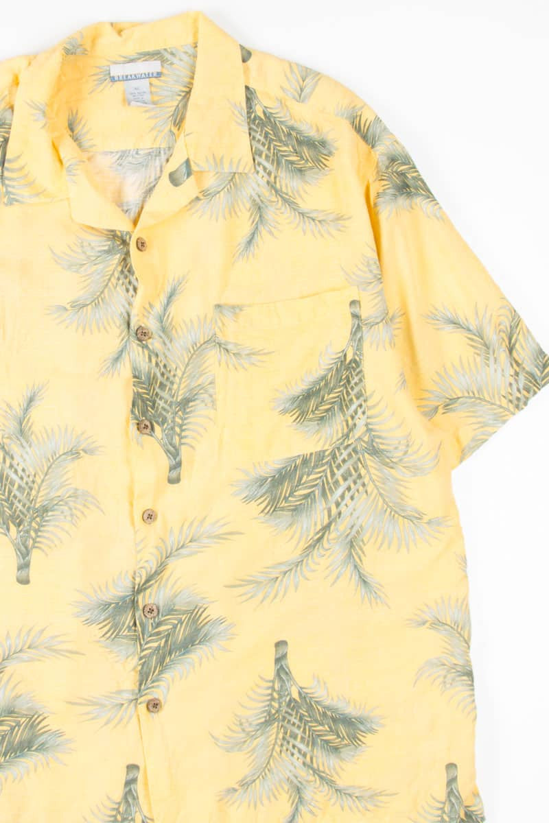 Yellow Ferns Hawaiian Shirt