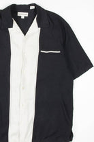 Black Bowling Style Hawaiian Shirt