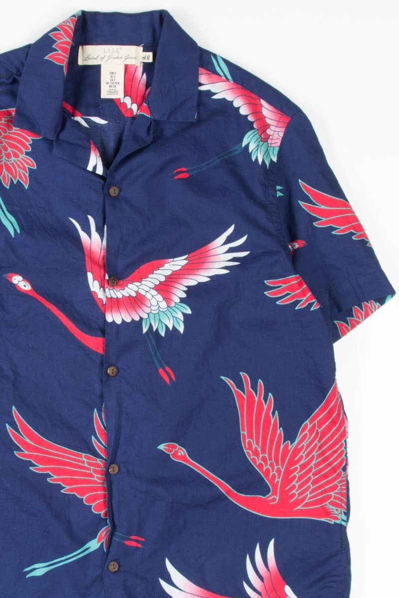 Ornamental Cranes Hawaiian Shirt