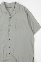 Grey Silk Tommy Bahama Hawaiian Shirt