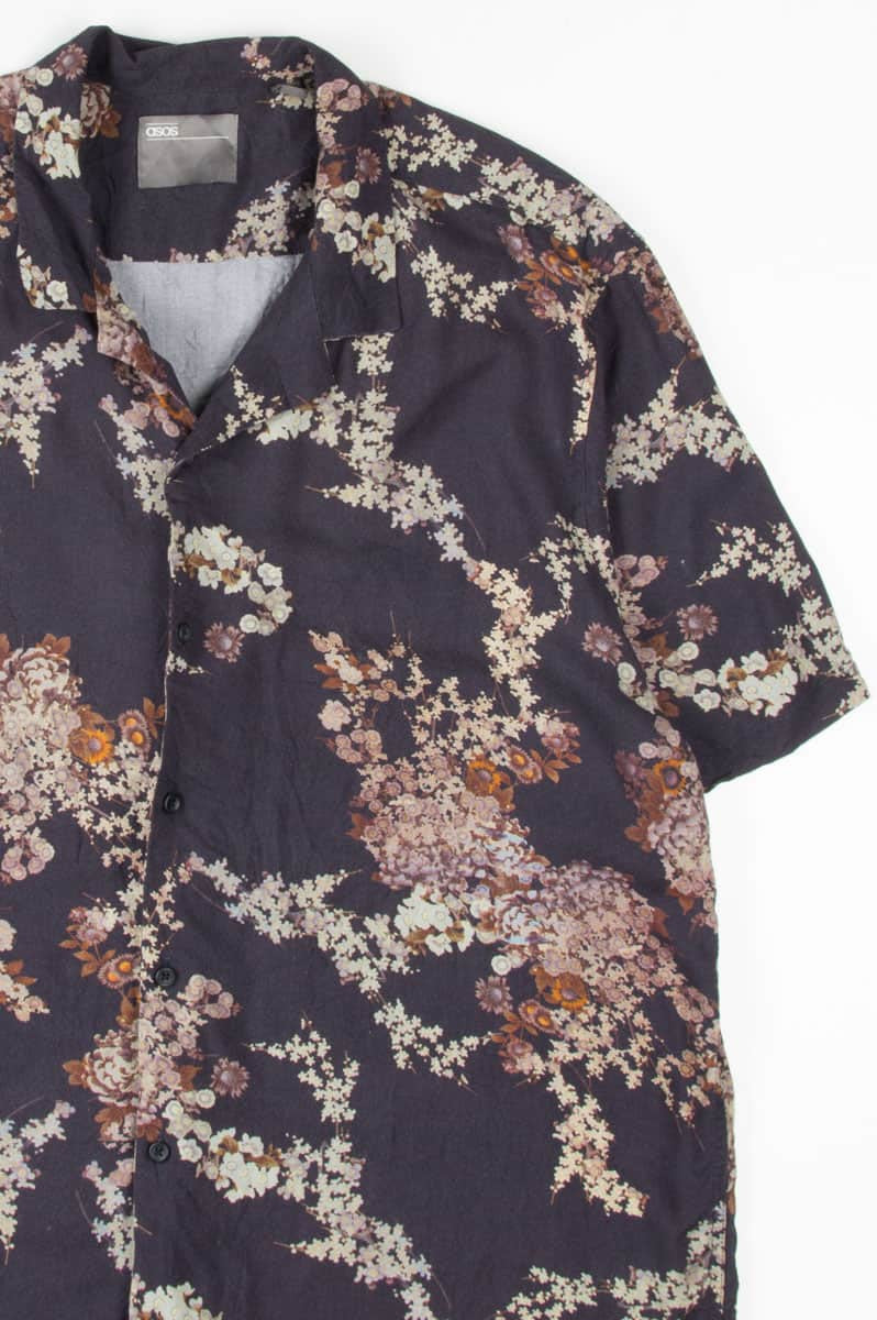 Antique Floral Camp Shirt