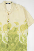 Large Watercolor Leaf Hawaiian Shirt