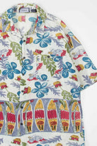 Surfboard Pattern Hawaiian Shirt
