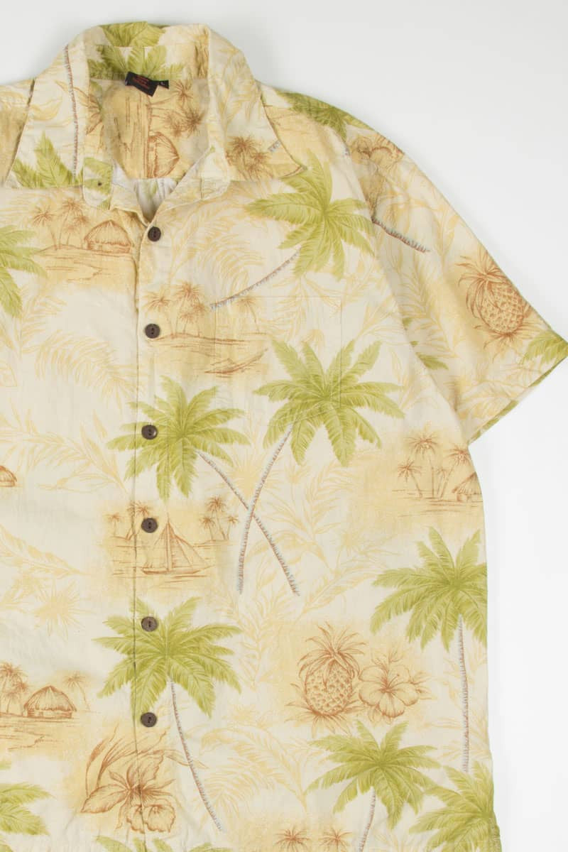 Village Sketching Hawaiian Shirt