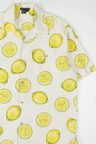 Sliced Limes Silk Hawaiian Shirt