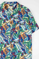 Royal Blue Parrots Hawaiian Shirt