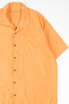 Orange Silk Tommy Bahama Hawaiian Shirt
