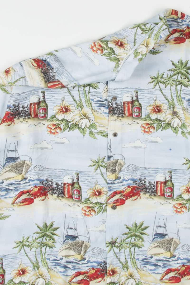 Beach Beers & Lobsters Hawaiian Shirt
