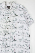Sketched Lighthouse Hawaiian Shirt
