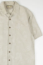 Tan Foliage Hawaiian Shirt