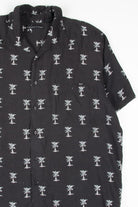 Black Palm Trees Hawaiian Shirt