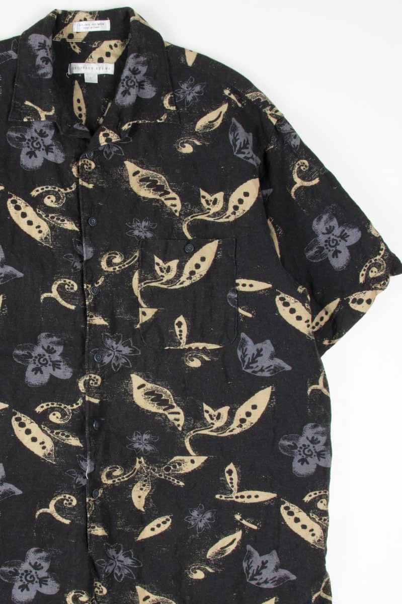 Black Leaves Hawaiian Shirt 2