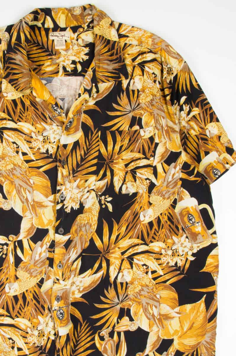 Golden Parrot Panama Jack Hawaiian Shirt