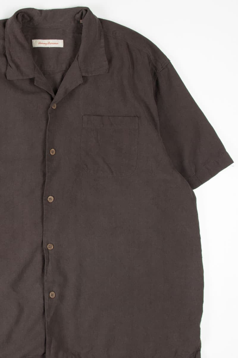 Brown Tommy Bahama Hawaiian Shirt